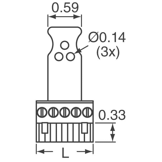 ELFP0521P0 Amphenol PCD  Embases, fiches et prises
